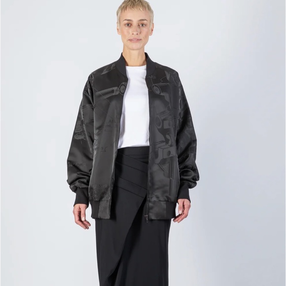 Esther Perbrandt Bomber Jacket in Black size Small - Picture 4 of 16
